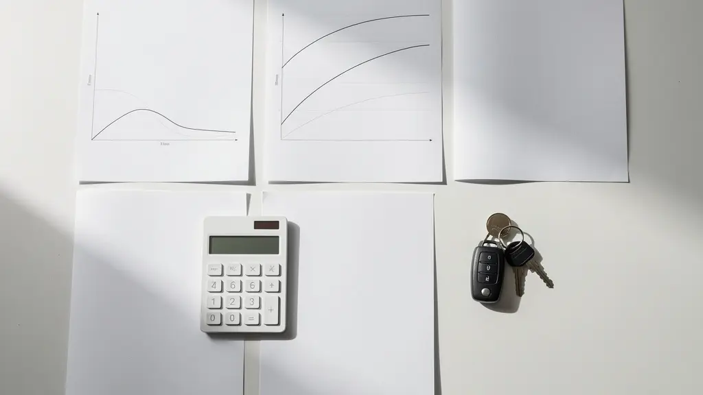 Calculatrice et documents d'assurance avec graphique montrant les économies potentielles